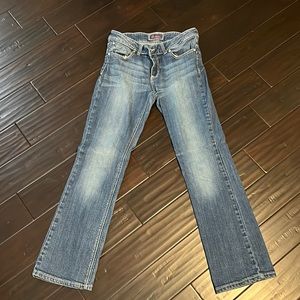 Wrangler, mid-rise western jean